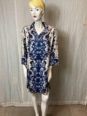 Tuckernuck Indigo Reflection Megan Dress; Size: M